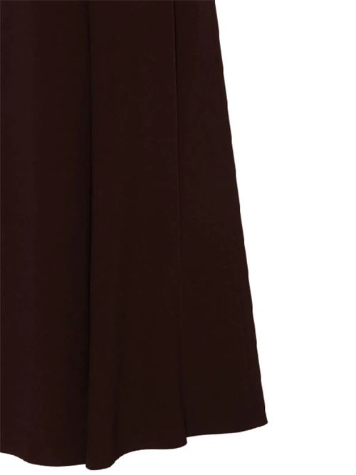 Mahogany crepe texture skirt ERMANNO SCERVINO | D456P721ILM91420